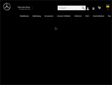 Tablet Screenshot of mercedes-benz-classic-store.com